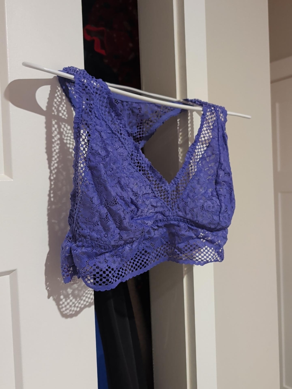 Adore Me Adored Blue Lace Bralette Bra Size L